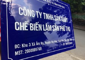Các mẫu biển hiệu Mica công ty đẹp