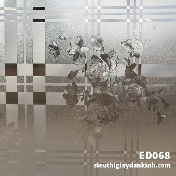 Decal dán kính 3D ED068