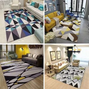 Lựa chọn thảm phòng khách đúng kích thước giúp tạo điểm nhấn và tăng thêm tính thẩm mỹ