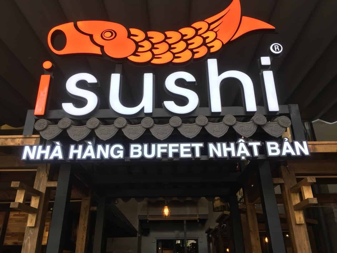 Mẫu bảng hiệu quảng cáo ấn tượng cho nhà hàng Nhật