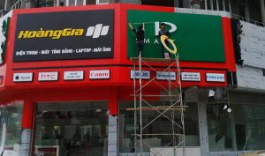 Biển quảng cáo điện thoại Hoàng Gia