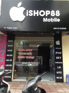 Biển quảng cáo điện thoại iShop88
