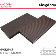 Sàn gỗ nhựa lỗ tròn K140T25-CF