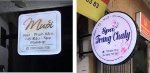 Biển vẫy spa đèn Led