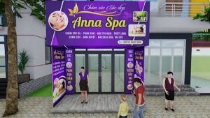 Mẫu biển bạt spa Hiflex