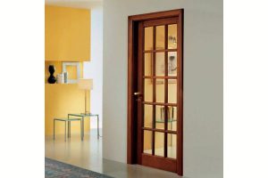 Mẫu cửa kính cường lực phòng khách 1 cánh﻿