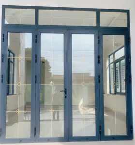 Mẫu cửa nhôm 4 cánh hệ 1000﻿
