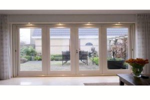 Mẫu cửa nhôm hệ 1000 đẹp kính 12mm﻿