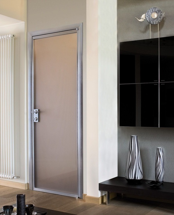 Cửa nhôm phòng ngủ 1 cánh có thiết kế nhỏ gọn