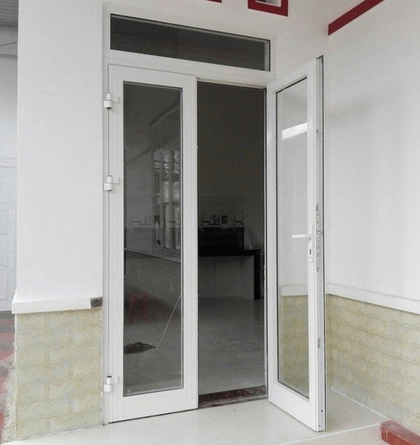 Mẫu cửa nhôm phòng ngủ 2 cánh