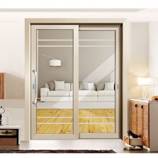 Mẫu cửa trượt nhôm kính 2 cánh