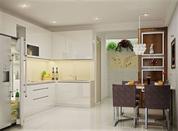Mẫu kính cường lực màu trắng sữa nhẹ nhàng, tinh tế